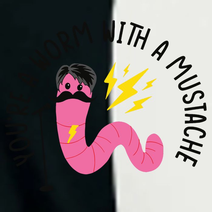 You’re A Worm With A Mustache Vanderpump Rules Infant Baby Jersey Bodysuit
