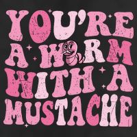 Youre A Worm With A Mustache James Tom Ariana Reality Large Microfiber Waffle Golf Towel