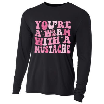 Youre A Worm With A Mustache James Tom Ariana Reality Cooling Performance Long Sleeve Crew