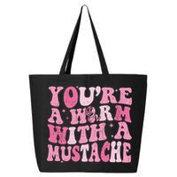 Youre A Worm With A Mustache James Tom Ariana Reality 25L Jumbo Tote