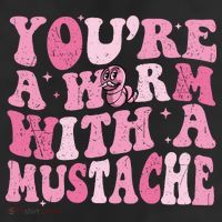 Youre A Worm With A Mustache James Tom Ariana Reality 25L Jumbo Tote
