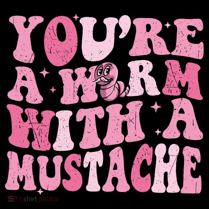 Youre A Worm With A Mustache James Tom Ariana Reality Cropped Pullover Crew