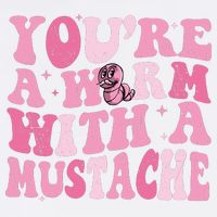 Youre A Worm With A Mustache James Tom Ariana Reality Garment-Dyed Sweatshirt