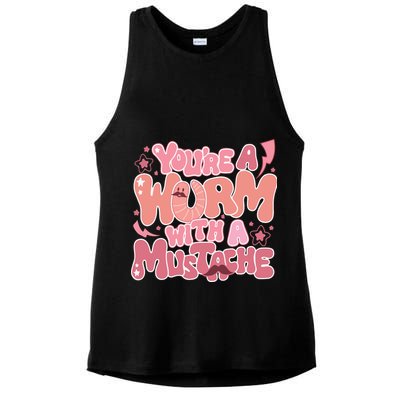 You’re A Worm With A Mustache  Vanderpump Rules Scandovals Is A Liar Ladies PosiCharge Tri-Blend Wicking Tank