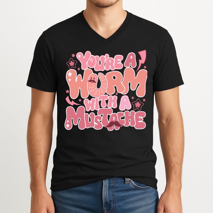You’re A Worm With A Mustache  Vanderpump Rules Scandovals Is A Liar V-Neck T-Shirt