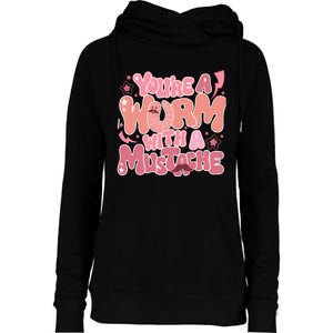 You’re A Worm With A Mustache  Vanderpump Rules Scandovals Is A Liar Womens Funnel Neck Pullover Hood