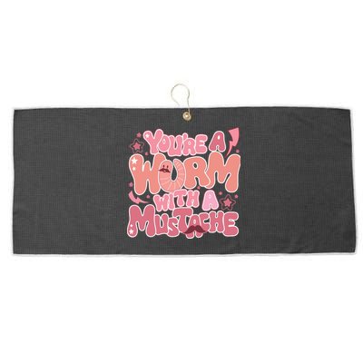 You’re A Worm With A Mustache  Vanderpump Rules Scandovals Is A Liar Large Microfiber Waffle Golf Towel