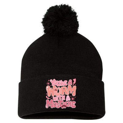 You’re A Worm With A Mustache  Vanderpump Rules Scandovals Is A Liar Pom Pom 12in Knit Beanie