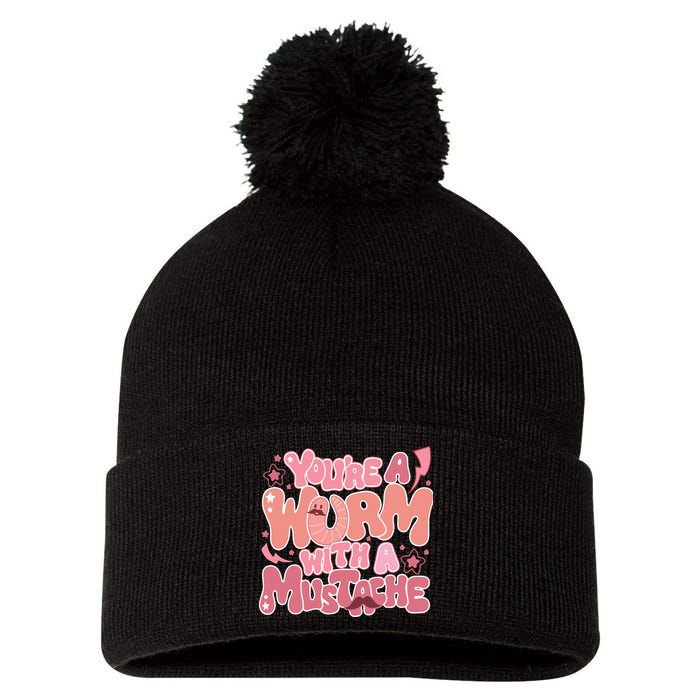 You’re A Worm With A Mustache  Vanderpump Rules Scandovals Is A Liar Pom Pom 12in Knit Beanie
