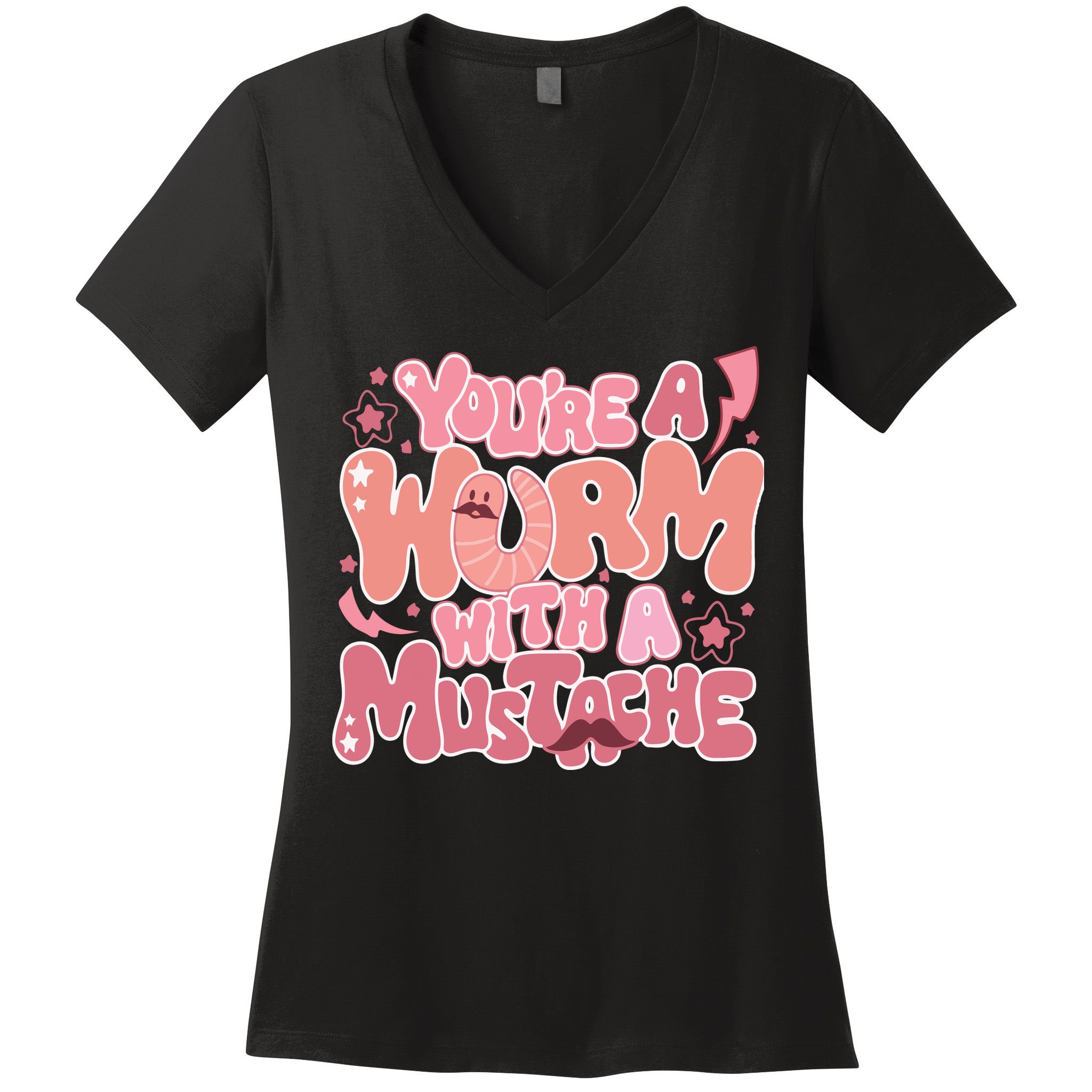 You’re A Worm With A Mustache  Vanderpump Rules Scandovals Is A Liar Women's V-Neck T-Shirt
