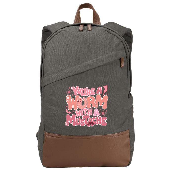 You’re A Worm With A Mustache  Vanderpump Rules Scandovals Is A Liar Cotton Canvas Backpack