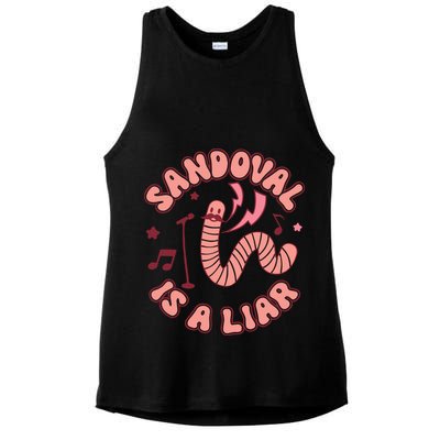 You’re A Worm With A Mustache Vanderpump Rules Scandovals Is A Liar Ladies PosiCharge Tri-Blend Wicking Tank