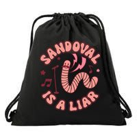 You’re A Worm With A Mustache Vanderpump Rules Scandovals Is A Liar Drawstring Bag