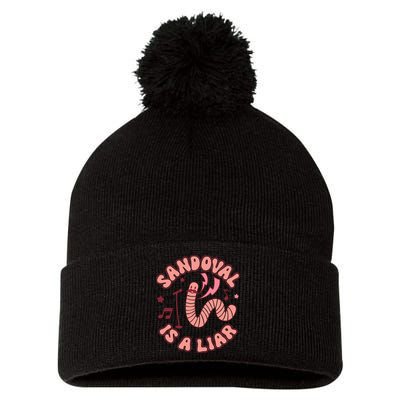 You’re A Worm With A Mustache Vanderpump Rules Scandovals Is A Liar Pom Pom 12in Knit Beanie