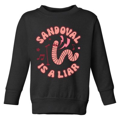 You’re A Worm With A Mustache Vanderpump Rules Scandovals Is A Liar Toddler Sweatshirt