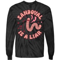 You’re A Worm With A Mustache Vanderpump Rules Scandovals Is A Liar Tie-Dye Long Sleeve Shirt