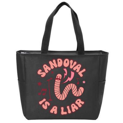 You’re A Worm With A Mustache Vanderpump Rules Scandovals Is A Liar Zip Tote Bag