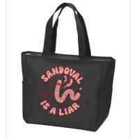 You’re A Worm With A Mustache Vanderpump Rules Scandovals Is A Liar Zip Tote Bag