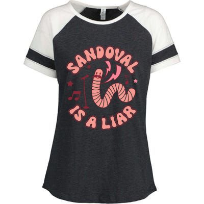 You’re A Worm With A Mustache Vanderpump Rules Scandovals Is A Liar Enza Ladies Jersey Colorblock Tee