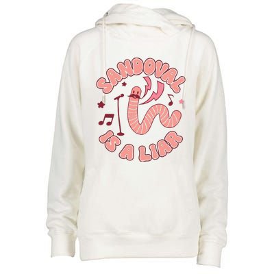 You’re A Worm With A Mustache Vanderpump Rules Scandovals Is A Liar Womens Funnel Neck Pullover Hood