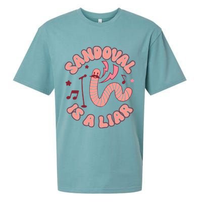 You’re A Worm With A Mustache Vanderpump Rules Scandovals Is A Liar Sueded Cloud Jersey T-Shirt