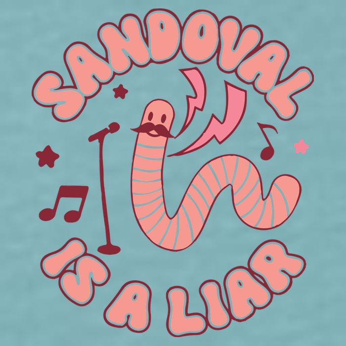 You’re A Worm With A Mustache Vanderpump Rules Scandovals Is A Liar Sueded Cloud Jersey T-Shirt