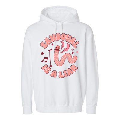 You’re A Worm With A Mustache Vanderpump Rules Scandovals Is A Liar Garment-Dyed Fleece Hoodie