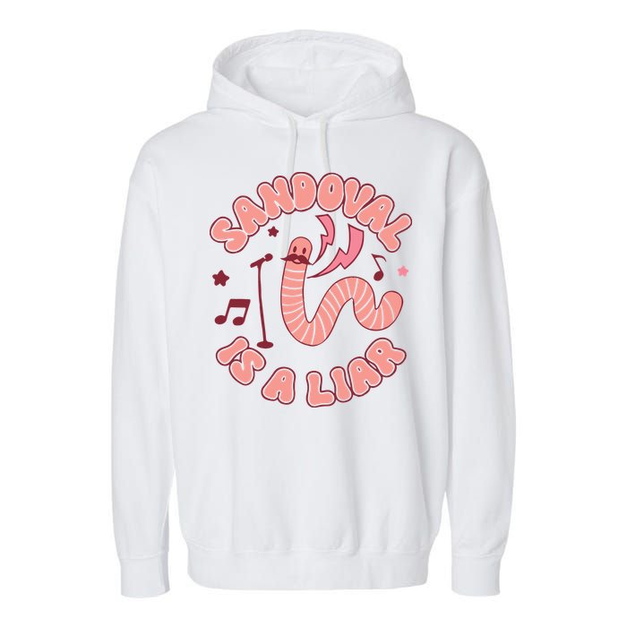 You’re A Worm With A Mustache Vanderpump Rules Scandovals Is A Liar Garment-Dyed Fleece Hoodie