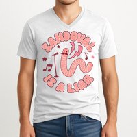 You’re A Worm With A Mustache Vanderpump Rules Scandovals Is A Liar V-Neck T-Shirt