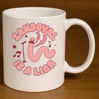 You’re A Worm With A Mustache Vanderpump Rules Scandovals Is A Liar 11oz C Handle Ceramic Mug