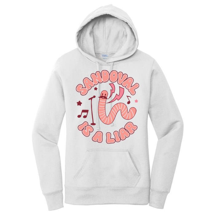 You’re A Worm With A Mustache Vanderpump Rules Scandovals Is A Liar Women's Pullover Hoodie