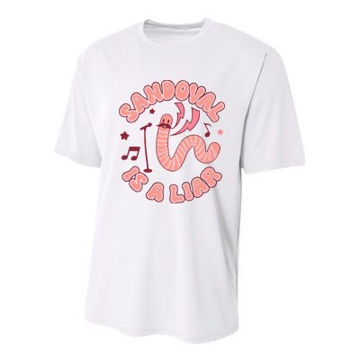 You’re A Worm With A Mustache Vanderpump Rules Scandovals Is A Liar Youth Performance Sprint T-Shirt