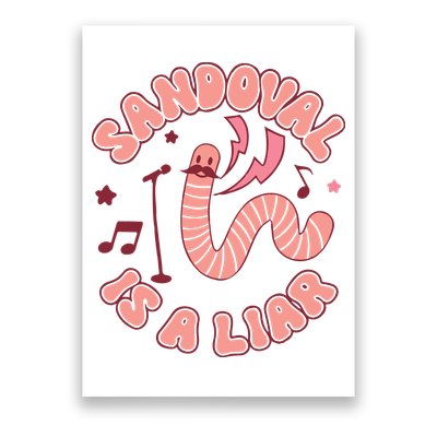 You’re A Worm With A Mustache Vanderpump Rules Scandovals Is A Liar Poster