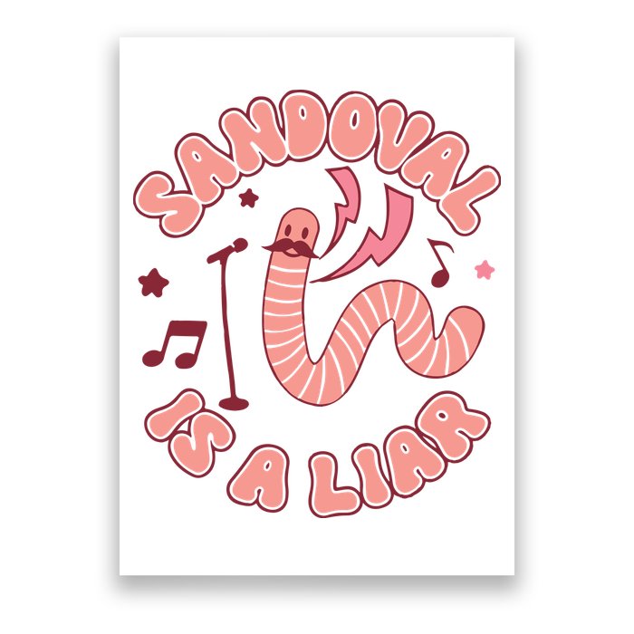 You’re A Worm With A Mustache Vanderpump Rules Scandovals Is A Liar Poster