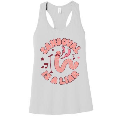 You’re A Worm With A Mustache Vanderpump Rules Scandovals Is A Liar Women's Racerback Tank