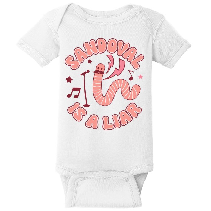 You’re A Worm With A Mustache Vanderpump Rules Scandovals Is A Liar Baby Bodysuit