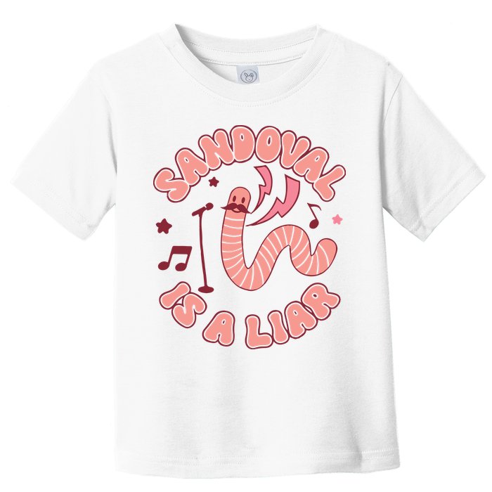 You’re A Worm With A Mustache Vanderpump Rules Scandovals Is A Liar Toddler T-Shirt