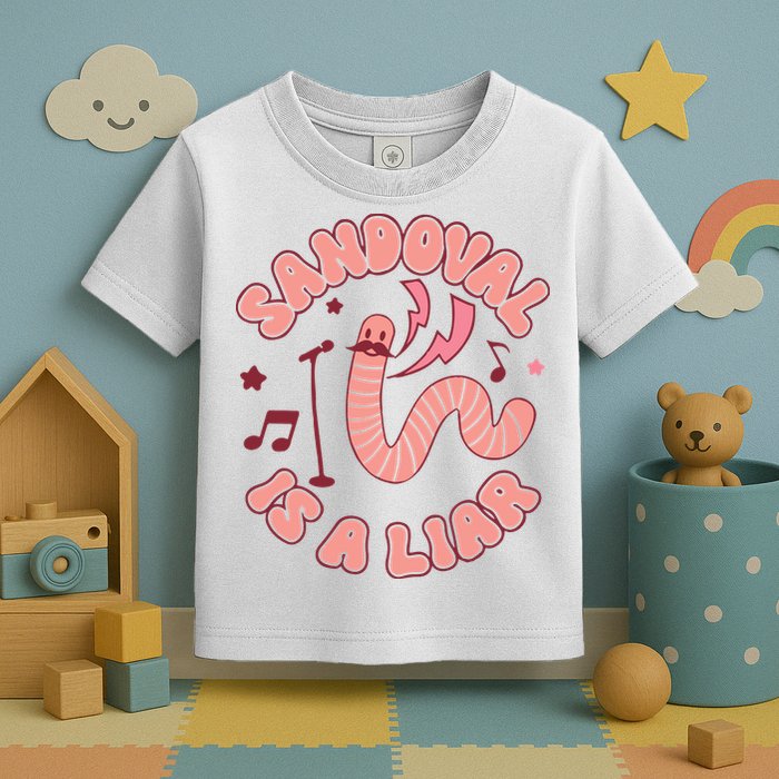 You’re A Worm With A Mustache Vanderpump Rules Scandovals Is A Liar Toddler T-Shirt