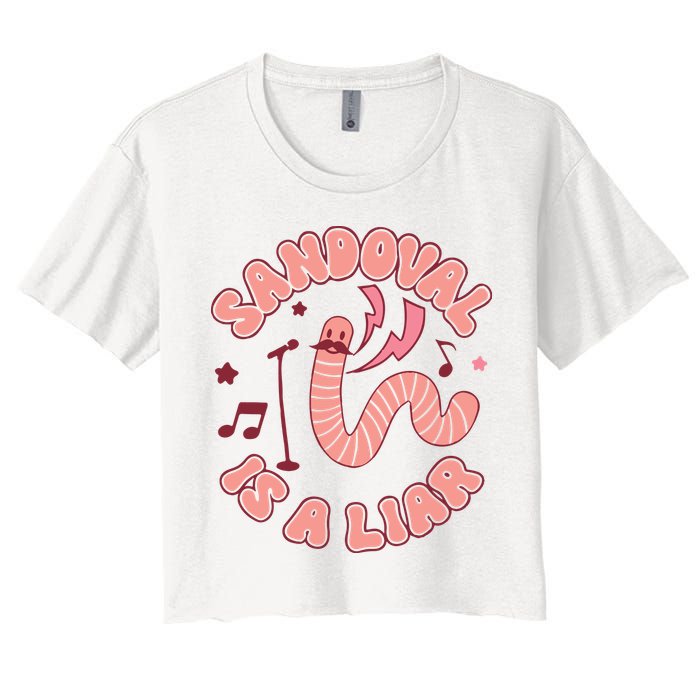 You’re A Worm With A Mustache Vanderpump Rules Scandovals Is A Liar Crop Top