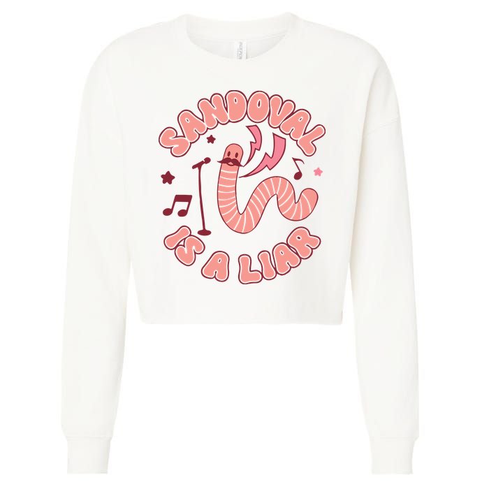 You’re A Worm With A Mustache Vanderpump Rules Scandovals Is A Liar Cropped Pullover Crew
