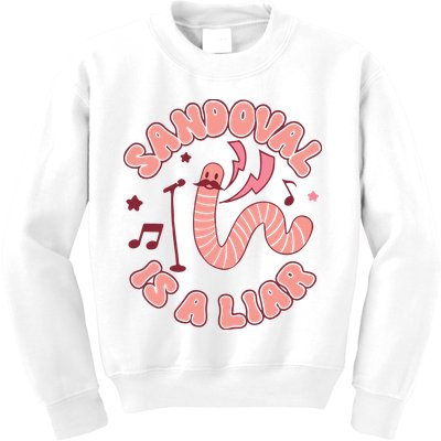You’re A Worm With A Mustache Vanderpump Rules Scandovals Is A Liar Kids Sweatshirt