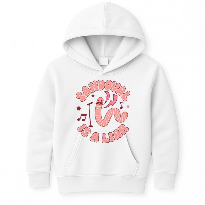 You’re A Worm With A Mustache Vanderpump Rules Scandovals Is A Liar Kids Hoodie