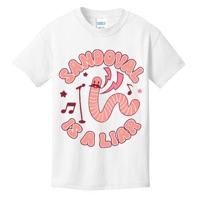 You’re A Worm With A Mustache Vanderpump Rules Scandovals Is A Liar Kids T-Shirt