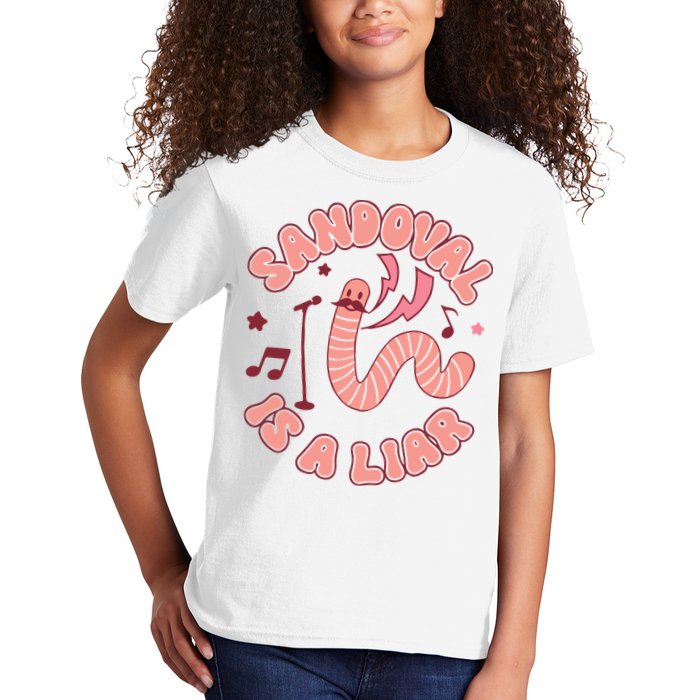 You’re A Worm With A Mustache Vanderpump Rules Scandovals Is A Liar Kids T-Shirt