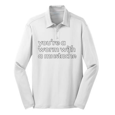 Youre A Worm With A Mustache James Kennedy Team Ariana Vanderpump Rules Lightwe Silk Touch Performance Long Sleeve Polo