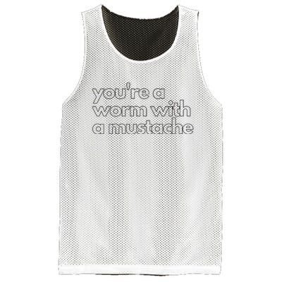 Youre A Worm With A Mustache James Kennedy Team Ariana Vanderpump Rules Lightwe Mesh Reversible Basketball Jersey Tank