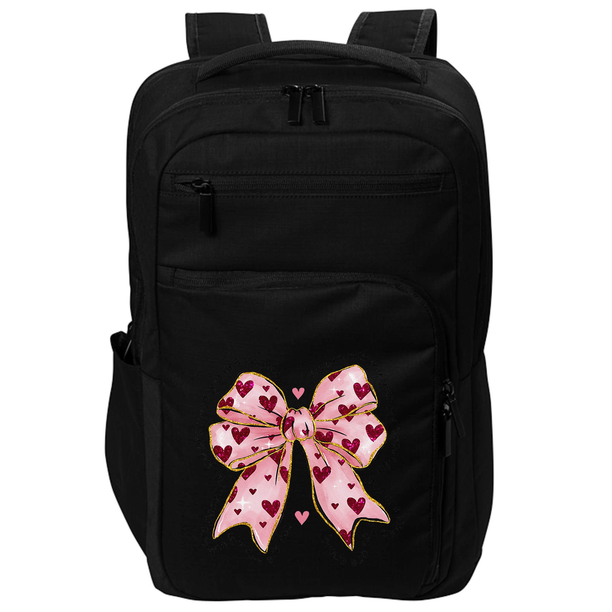 You Are Worthy You Are Enough You Are Loved Impact Tech Backpack