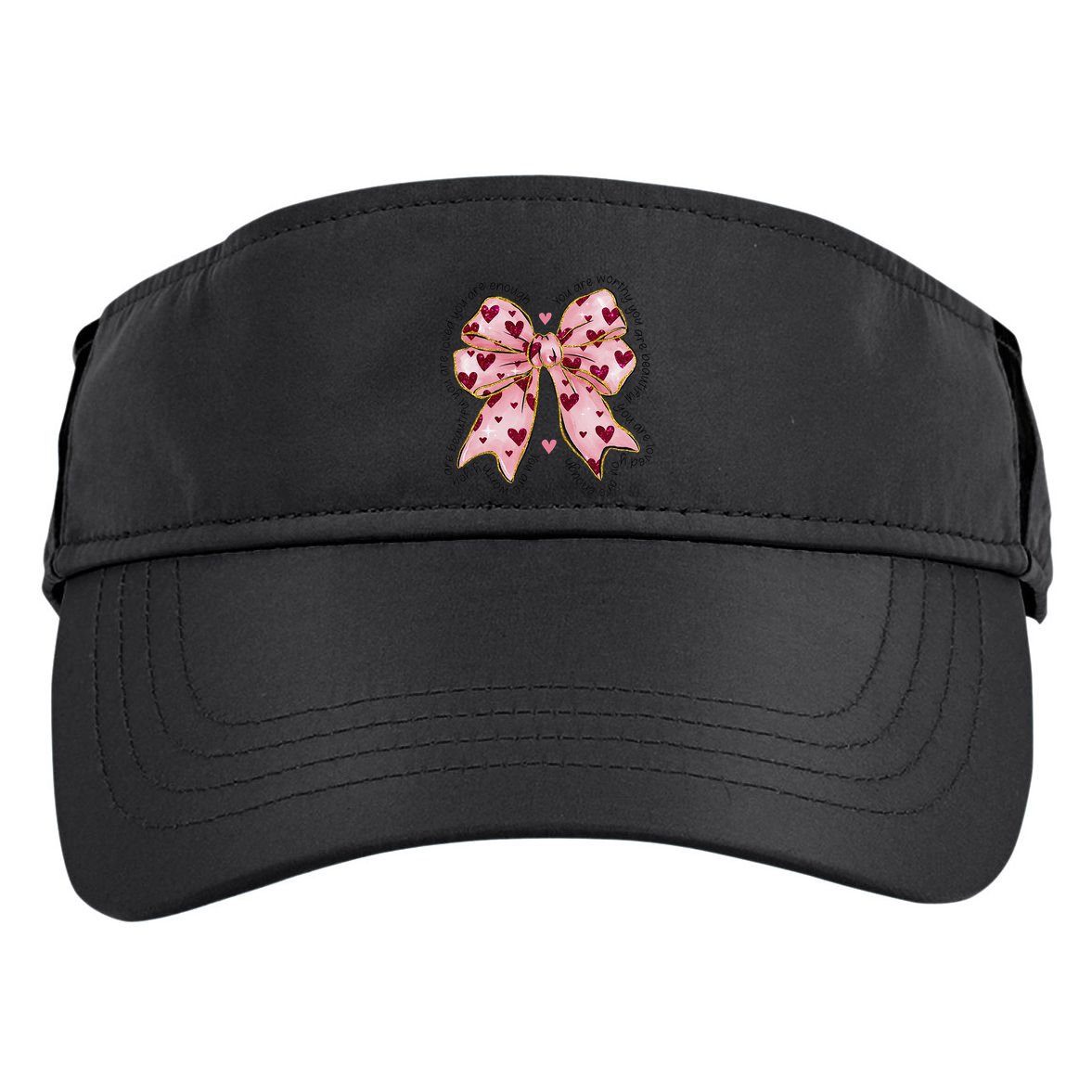 You Are Worthy You Are Enough You Are Loved Adult Drive Performance Visor