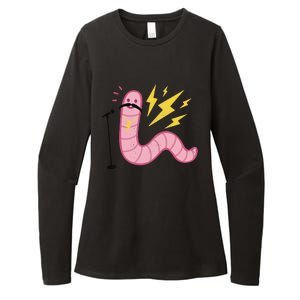 You're A Worm With A Mustache Womens CVC Long Sleeve Shirt