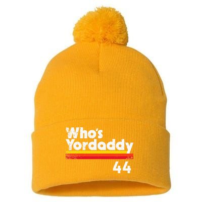 Yordan Alvarez WhoS Yordaddy Houston Baseball Pom Pom 12in Knit Beanie